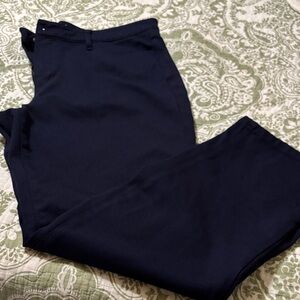 Talbots Navy Women's Dress Pants - Flat Front Super Comfy